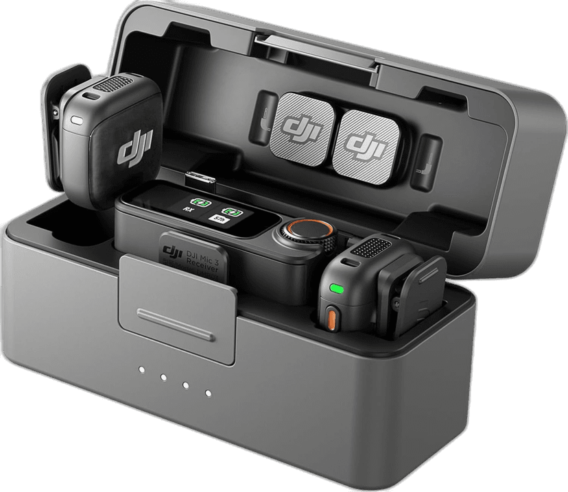 DJI Mic 3 Combo (2 TX + 1 RX + Charging Case)